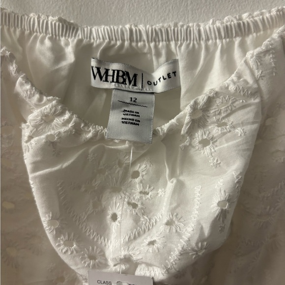 White House Black Market White Eyelet Camisole - Picture 3 of 3